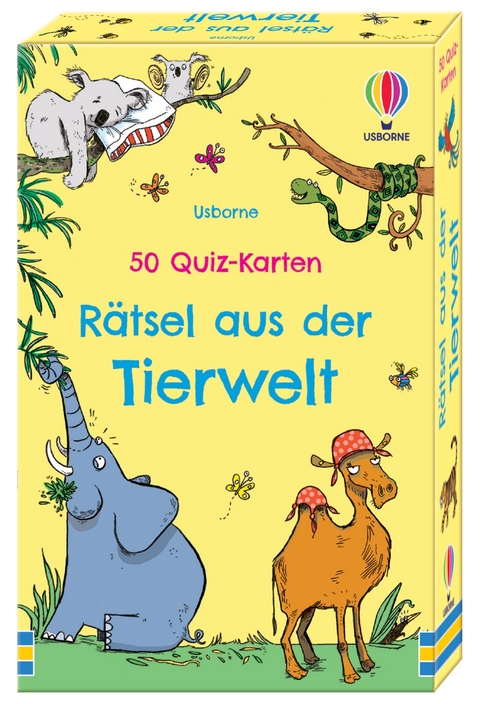 50 Quiz-Karten: Rätsel aus der Tierwelt