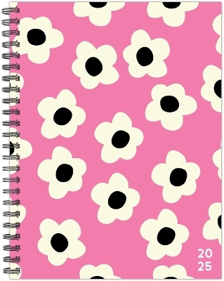 Pink Flowers 2025 6.5 X 8.5 Softcover Weekly Planner -  Willow Creek Press