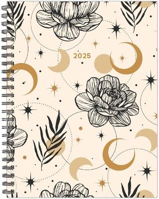 Moon and Flora 2025 6.5 X 8.5 Softcover Weekly Planner -  Willow Creek Press