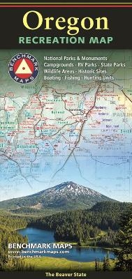 Oregon Recreation Map -  Benchmark Maps