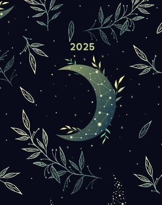 Floral Moon 2025 7.5 X 9.5 Booklet Monthly Planner -  Willow Creek Press