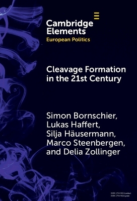 Cleavage Formation in the 21st Century - Simon Bornschier, Lukas Haffert, Silja Häusermann, Marco Steenbergen, Delia Zollinger