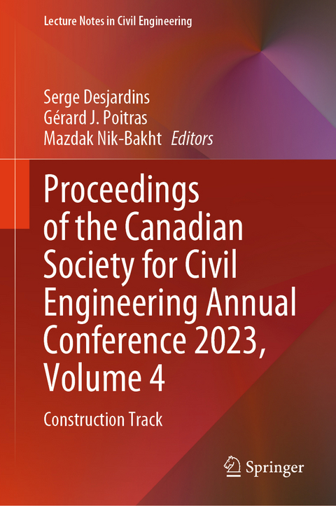 Proceedings of the Canadian Society for Civil Engineering Annual Conference 2023, Volume 4 - 