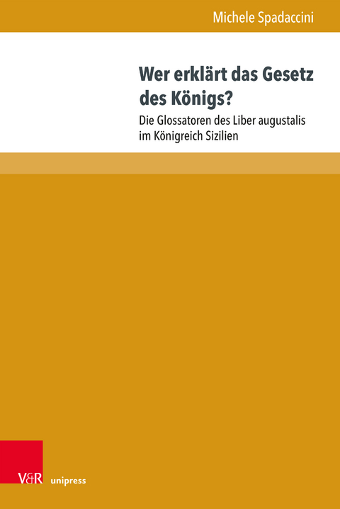 Wer erklärt das Gesetz des Königs? - Michele Spadaccini