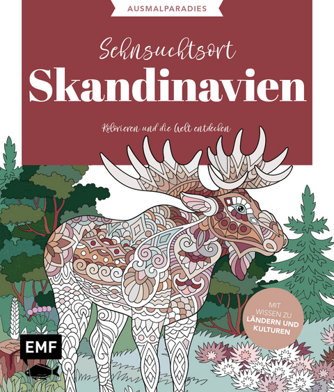 Ausmalparadies – Sehnsuchtsort Skandinavien