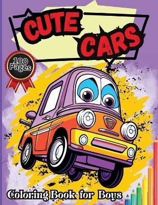 Cute Cars Coloring Book for Boys -  Tobba