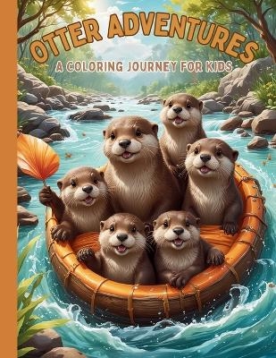 Otter Adventures Activity Coloring Book for Kids - Juniper Whimsy