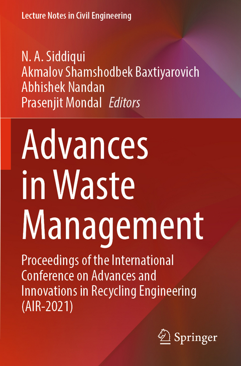 Advances in Waste Management - 