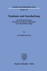 Pandemie und Staatshaftung - Anna Katharina Lintz