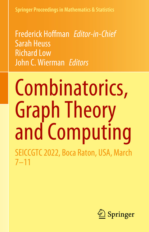 Combinatorics, Graph Theory and Computing - 