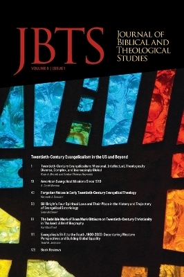 Journal of Biblical and Theological Studies, Issue 8.1 - 