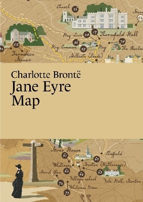 Charlotte Brontë, Jane Eyre Map - Martin Thelander