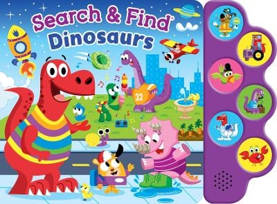 Search & Find: Dinosaurs (6-Button Sound Book) - 
