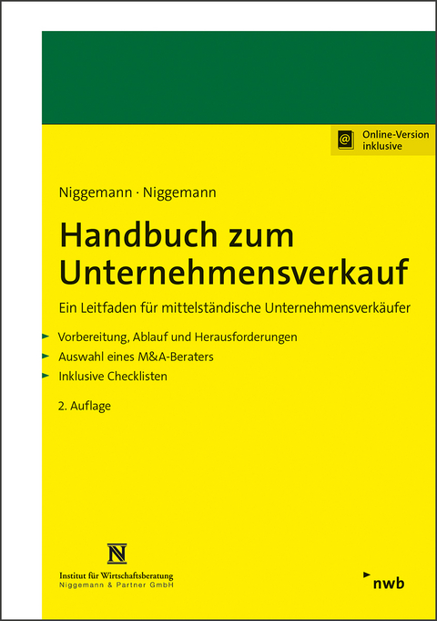 Handbuch zum Unternehmensverkauf - Britt Niggemann, Mark Niggemann