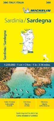 Sardinia - Michelin Local Map 366 -  Michelin