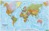 Weltkarte, The World XXL, international, Magnetmarkiertafel 1:20.000.000, freytag &amp; berndt - 