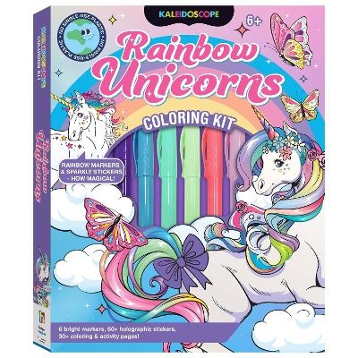 Kaleidoscope Coloring Kit Rainbow Unicorns - Hinkler Pty Ltd