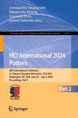 HCI International 2024 Posters - 