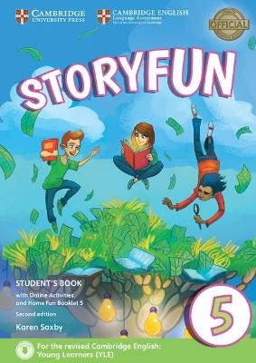 Storyfun Level 5 Student's Book with Online Activities and Home Fun Booklet 5 - Karen Saxby