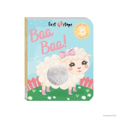 First Steps Baa Baa! Touch and Feel Board Book - Hinkler Pty Ltd