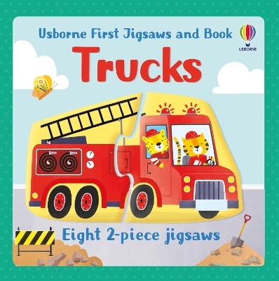 Usborne First Jigsaws and Book: Trucks - Abigail Wheatley