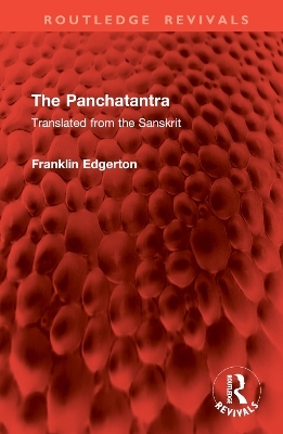 The Panchatantra - Franklin Edgerton