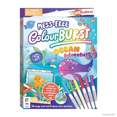 Inkredibles Colour Burst Under the Sea - Hinkler Pty Ltd