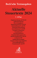 Aktuelle Steuertexte 2024 - 