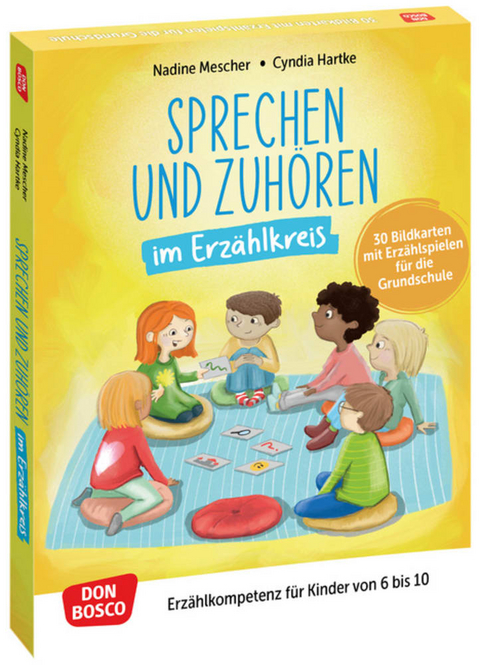 Sprechen und Zuhören im Erzählkreis. 30 Bildkarten mit Erzählspielen für die Grundschule - Nadine Mescher