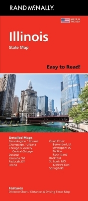 Rand McNally Easy to Read: Illinois State Map -  Rand McNally