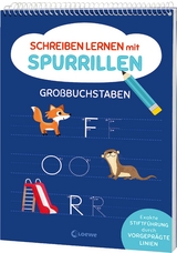 Schreiben lernen mit Spurrillen - Großbuchstaben