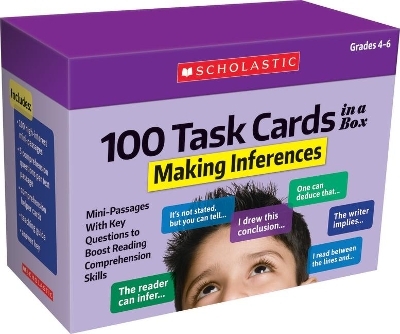 100 Task Cards in a Box: Making Inferences - Carol Ghiglieri, Justin Martin
