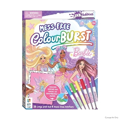 Inkredibles Colour Burst Barbie - Hinkler Pty Ltd