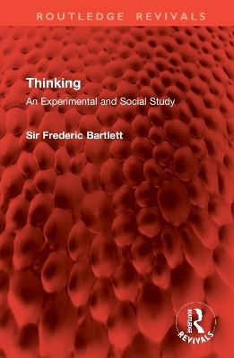 Thinking - Frederic Bartlett