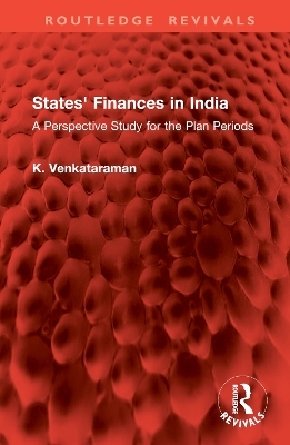 States' Finances in India - K. Venkataraman