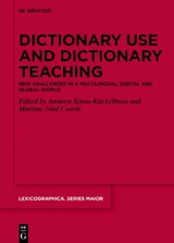 Dictionary Use and Dictionary Teaching - 