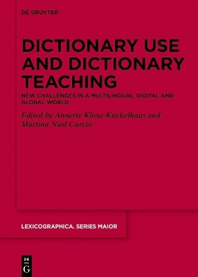 Dictionary Use and Dictionary Teaching - 
