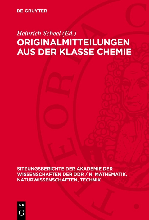 Originalmitteilungen aus der Klasse Chemie - 