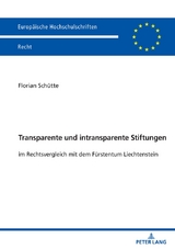 Transparente und intransparente Stiftungen - Florian Schütte