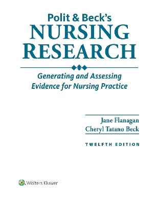 Polit & Beck's Nursing Research - Dr. JANE M. FLANAGAN, CHERYL TATANO,  Denise F Polit Revocable Living Trust  c/o N. Alexander O'Hara