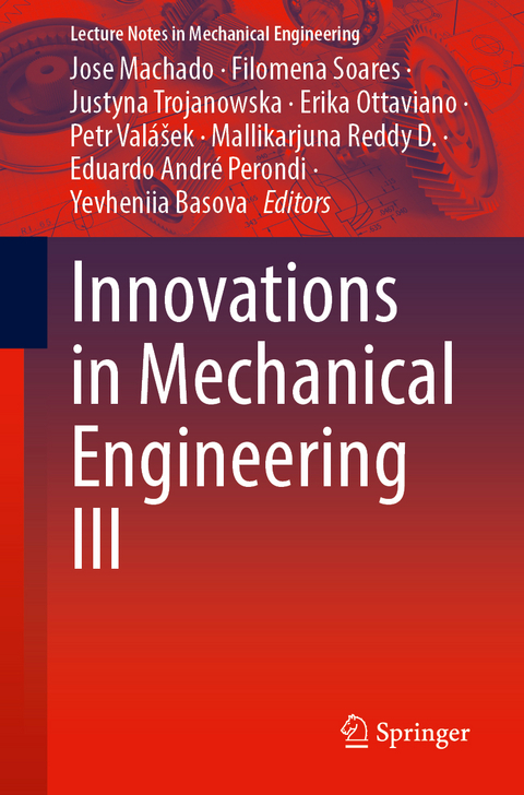 Innovations in Mechanical Engineering III - 