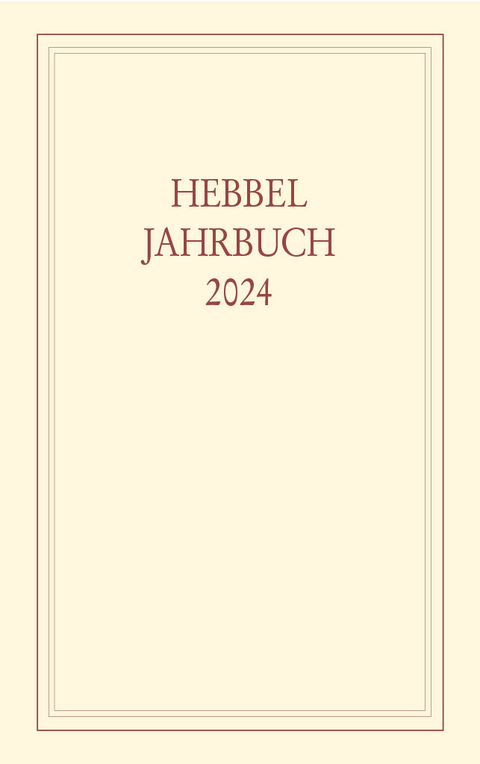 Hebbel-Jahrbuch 79/2024 - 