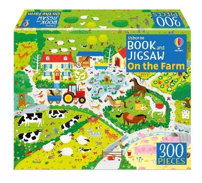 Usborne Book and Jigsaw On the Farm - Kirsteen Robson