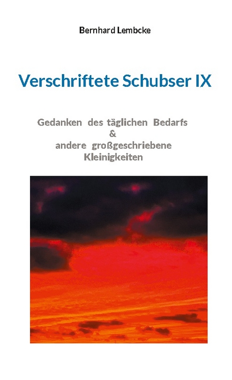 Verschriftete Schubser IX - Bernhard Lembcke