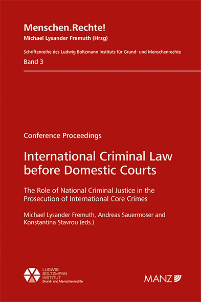 International Criminal Law before Domestic Courts - 
