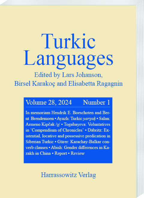 Turkic Languages 28 (2024) 1 - 