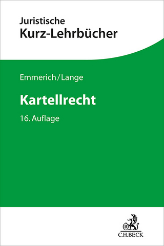 Kartellrecht - Volker Emmerich; Knut Werner Lange