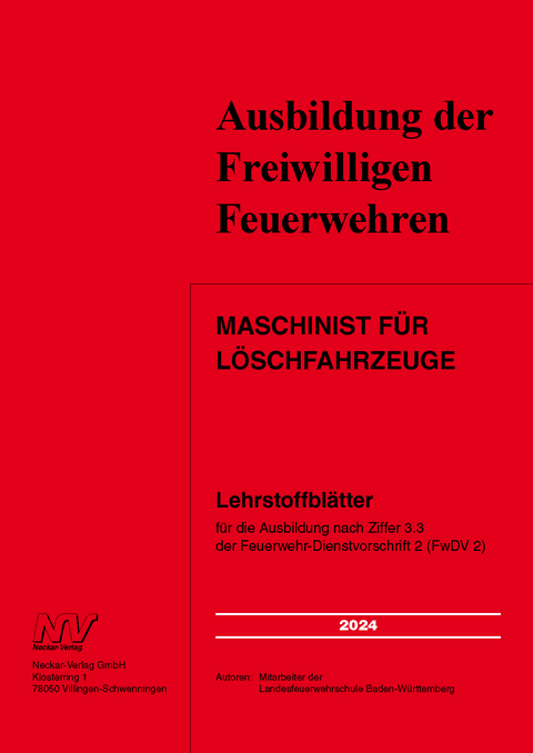 Maschinist für Löschfahrzeuge - 