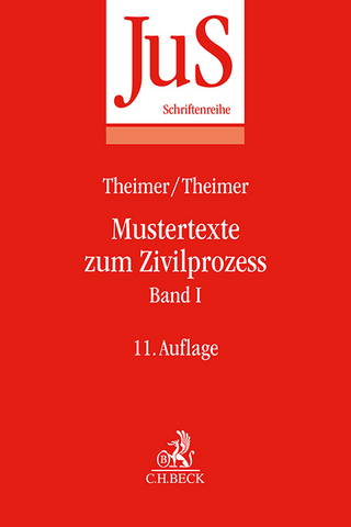 Mustertexte zum Zivilprozess Band I - Otto Tempel; Clemens Theimer; Anette Theimer