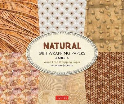 All Natural Gift Wrapping Papers 6 sheets - 